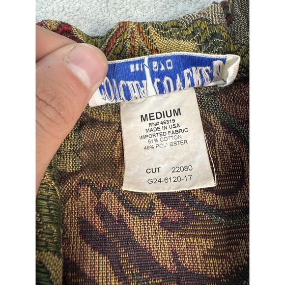 Gotcha Covered Jacket Womens Medium Multicolor Tapestry‎ Floral Blazer Made USA - Picture 3 of 7